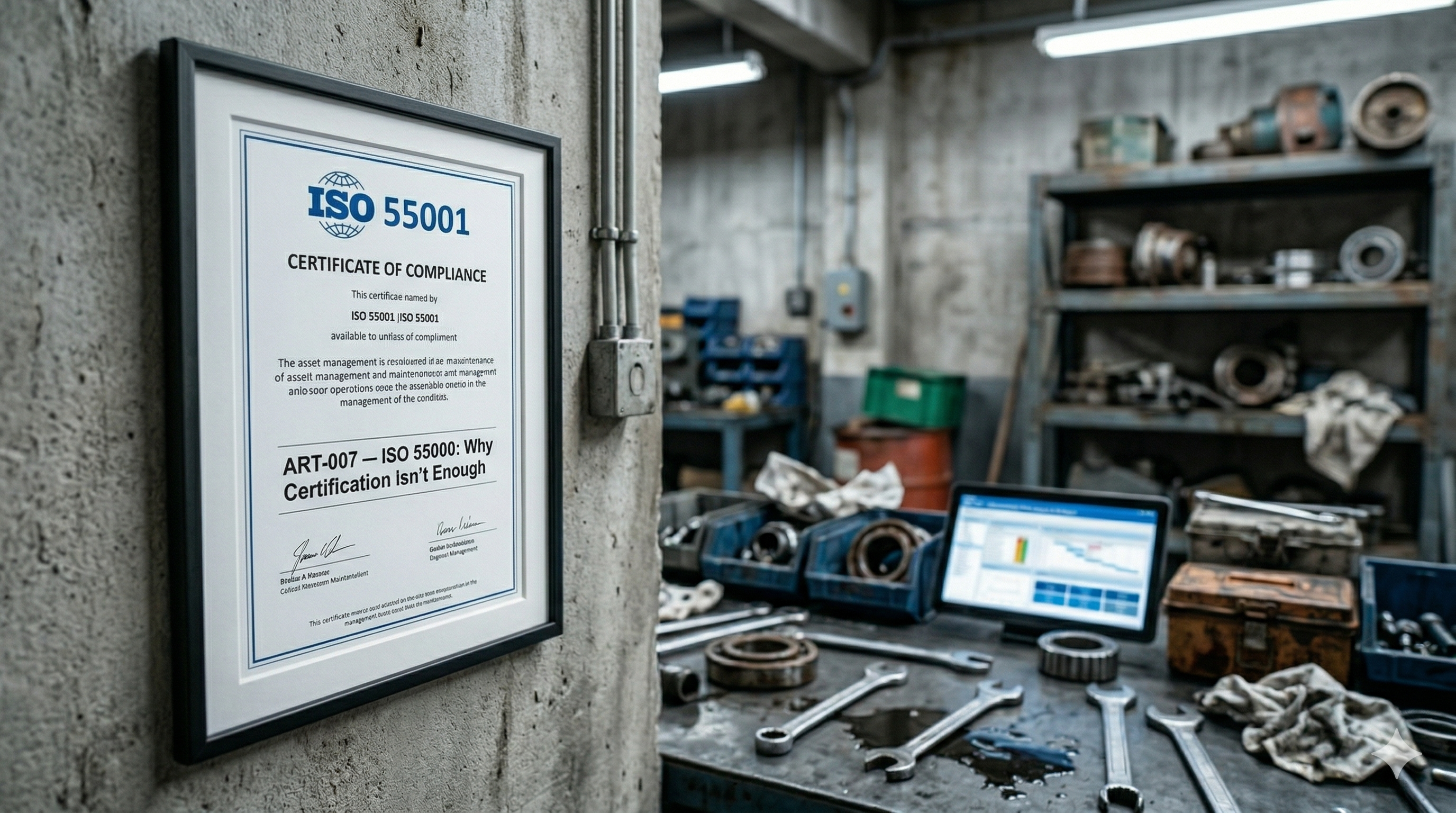 ISO 55000 Why Certification Isn't Enough
